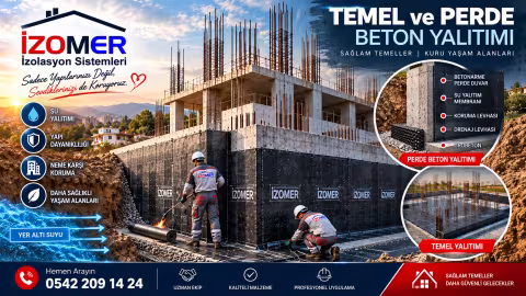Temel ve Perde Beton Yalıtımı